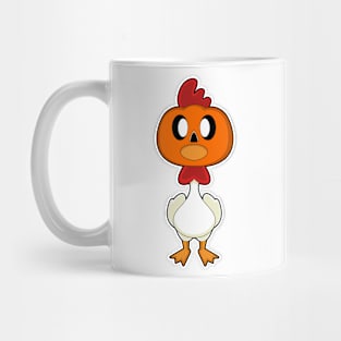 Chicken Halloween Pumpkin Mug